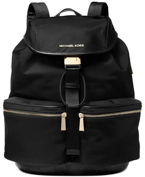 michael kors perry large flap backpack